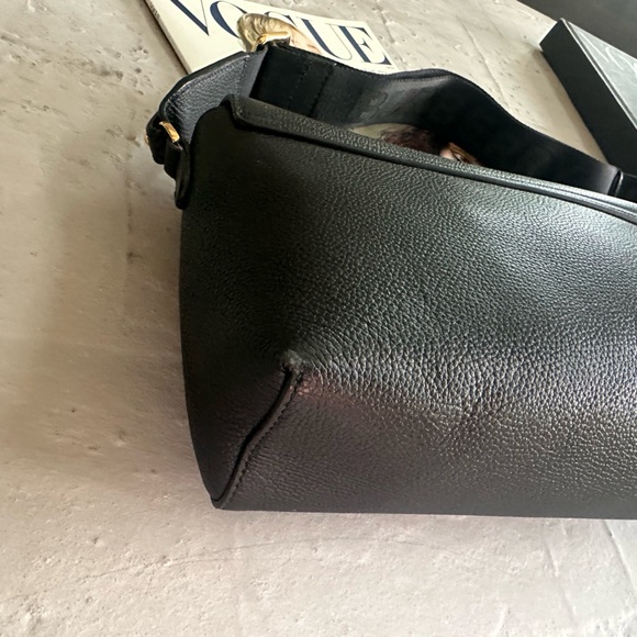 Burberry crossbody NOTE bag Vintage Check / Leather in Black preowned - Picture 11 of 16